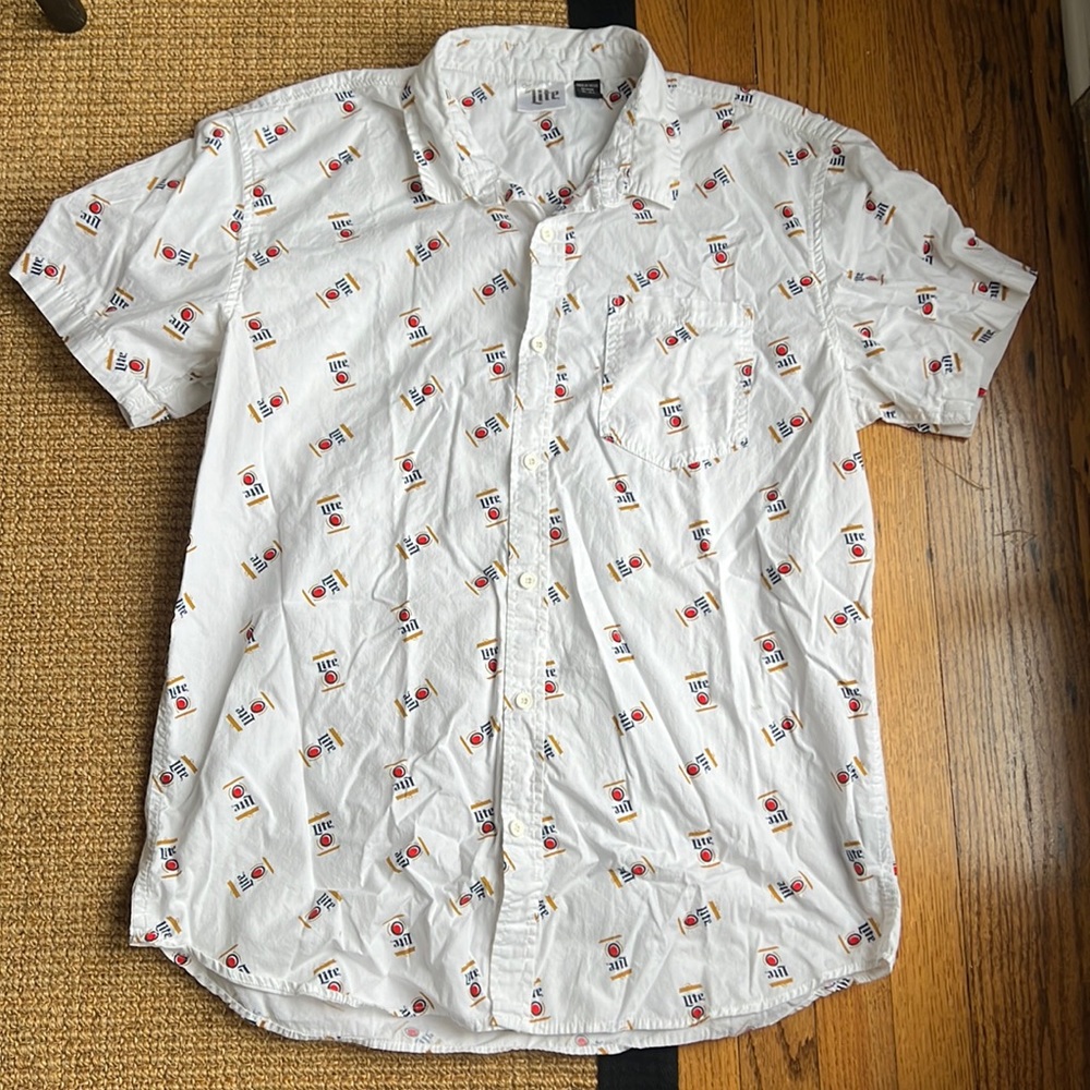 Miller Lite [Size: XL] Short Sleeve Party Shirt